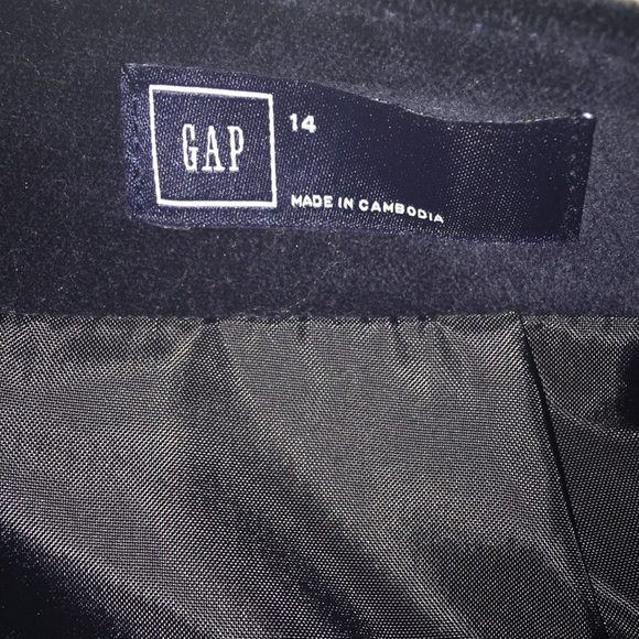 Gap Dark Blue Velvet Mini Skirt - Picture 3 of 4